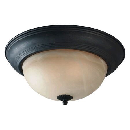 Three Light Bordeaux Bowl Flush Mount